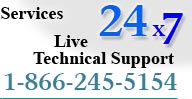 For LIVE Technical Support, call 1-866-245-5154